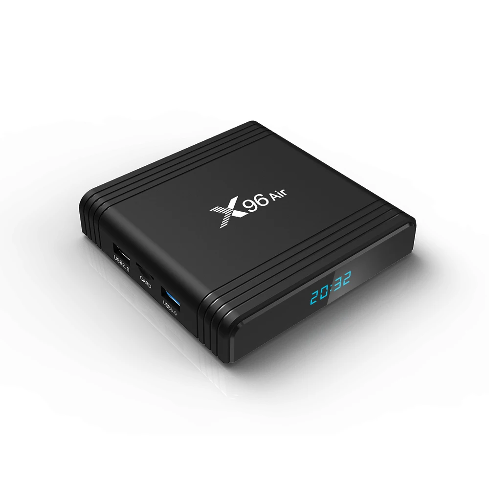 ТВ приставка X96 Air на Android 9 0 умная Amlogic S905X3 4K 4 ГБ 64 четырехъядерный процессор X96Air 2 4G