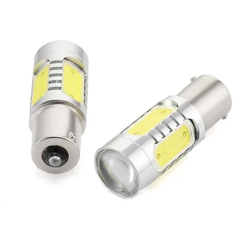 

2 pcs 12V BA15S P21W 1156 LED Reversing light car backup white bulb 33-SMD 5630 5730 and Super bright 1157 Led light bulb white