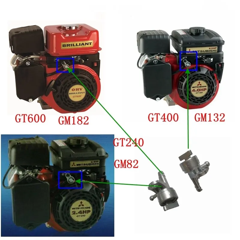 a240eb 2.4hp interruptor torneira combustível torneira de