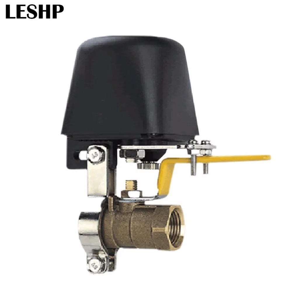 

LESHP Automatic Manipulator Shut Off Valve For Alarm Shutoff Gas Water Pipeline Security Device For Kitchen & Bathroom DC8V-DC16