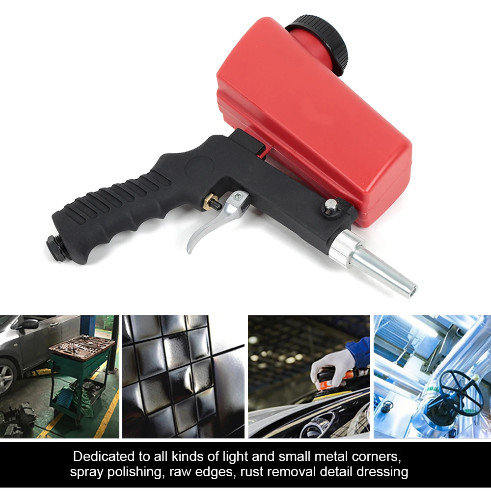 Gravity Feed Sandblasting Gun Portable Spray Gun Rust Removing Sandblaster HW Gravity Feed Sandblasting Gun Portable Spray Gun Rust Removing Sandblaster HW