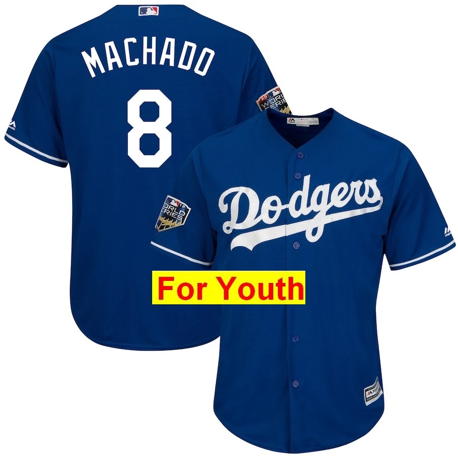 Молодежная Джерси#8 Manny 27 Matt Kemp 74 Jansen 13 Max Muncy 66 Yasiel Puig World