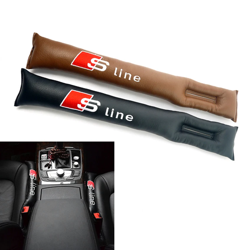 

1 PCS Car PU Leather Seat Gap car Leakproof Pad Dust Plug pad for Audi a3 a4 a5 a6 s4 s5 s6 s7 q3 q5 q7 c5 c6 b6 Car Accessories
