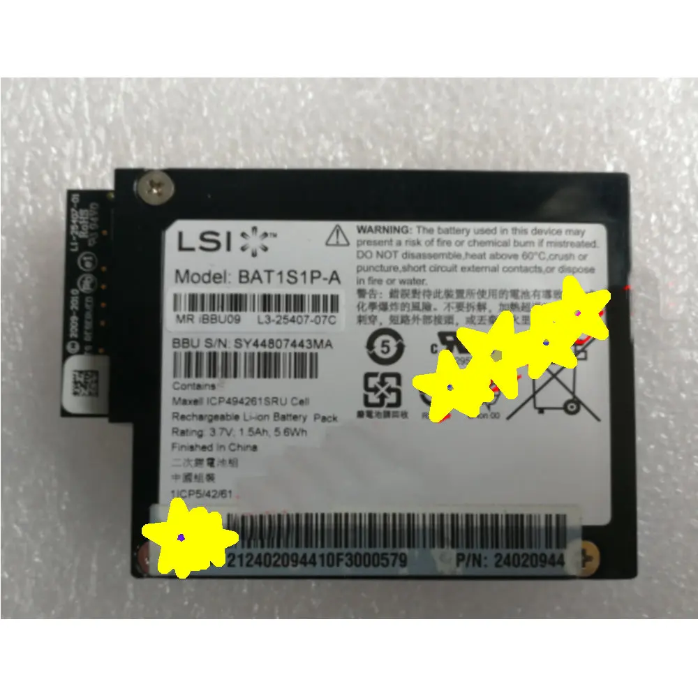 Размер батареи для huawei RH2285H V2 сервер батарея BAT1S1P-A P/N: L3-25407-07C батареи