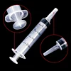 50Pcs Plastic Disposable Injector Dispensing Injection Syringe For Feeding Pet Filling Liquid Perfume Injection 1/2/5/10/20ml 5
