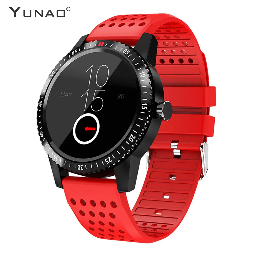 

YUNAO CT1 Smart Watch Men Watches IP68 Waterproof Activity Tracker Fitness Sport Watch APP Nformation reminder Smart Wristband