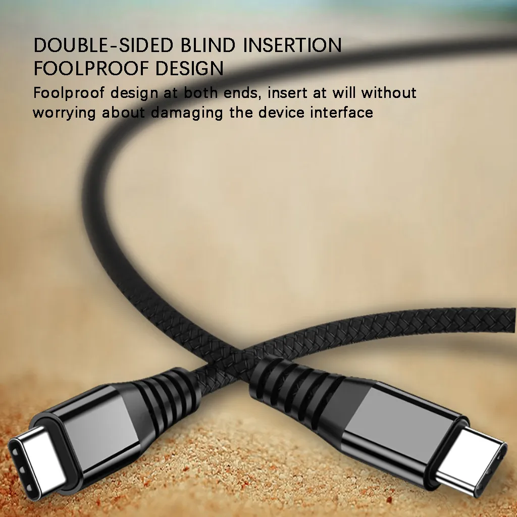 OMESHIN usb type C-USB C кабель для samsung Galaxy S10 PD60W быстрое зарядное устройство кабель для Macbook Pro Поддержка быстрой зарядки USB шнур