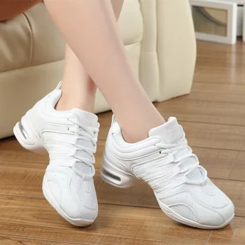 

Spring summer new increase dance shoes women sneakers soft bottom fitness off white tm will shoes zapatos de mujer 34-42