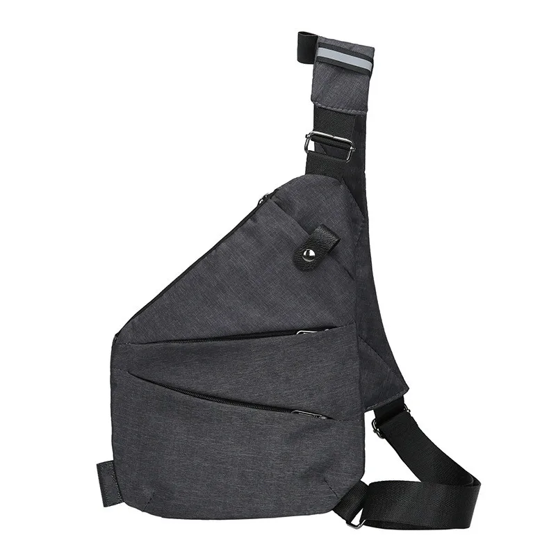 

Brand Men Travel Business Fino Bag Burglarproof Shoulder Bag Holster Anti Theft Security Strap Digital Storage Chest Bags