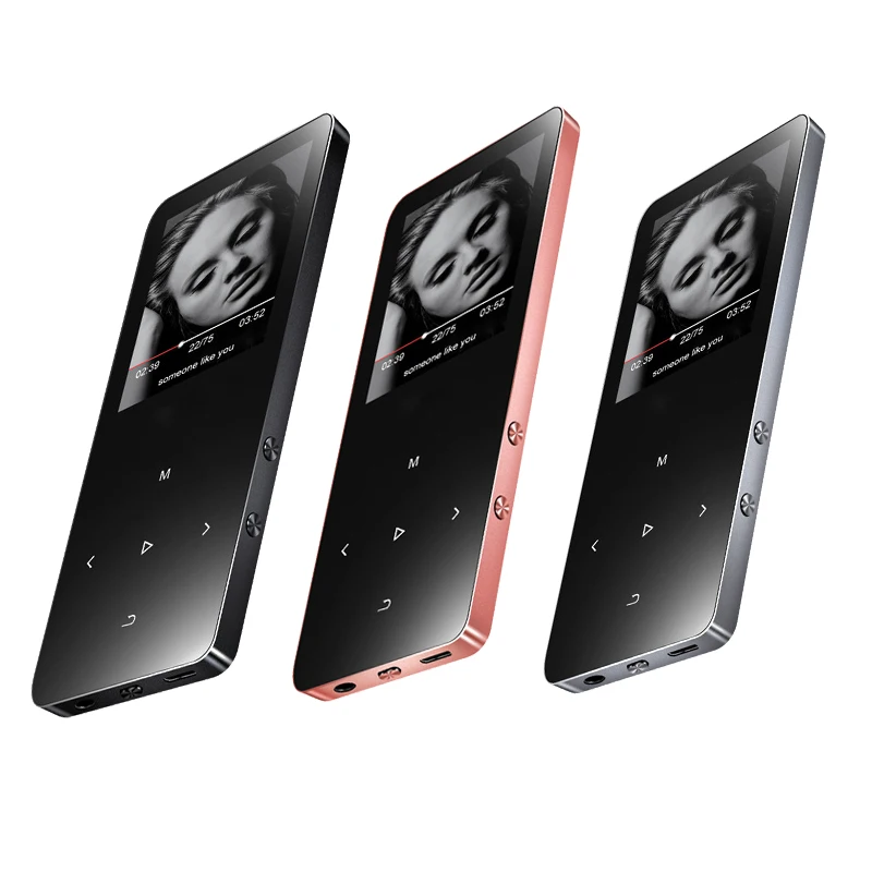 Модный Bluetooth MP3 многоязычный сенсорный экран музыкальный плеер Портативный Walkman игровой MP3 Поддержка Радио FM 128G TF OTG наушники