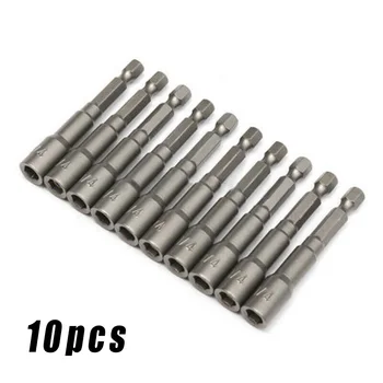 

Supplies Drill Bits 10pcs Magnetic Nut Screwdriver Chrome Vanadium Steel