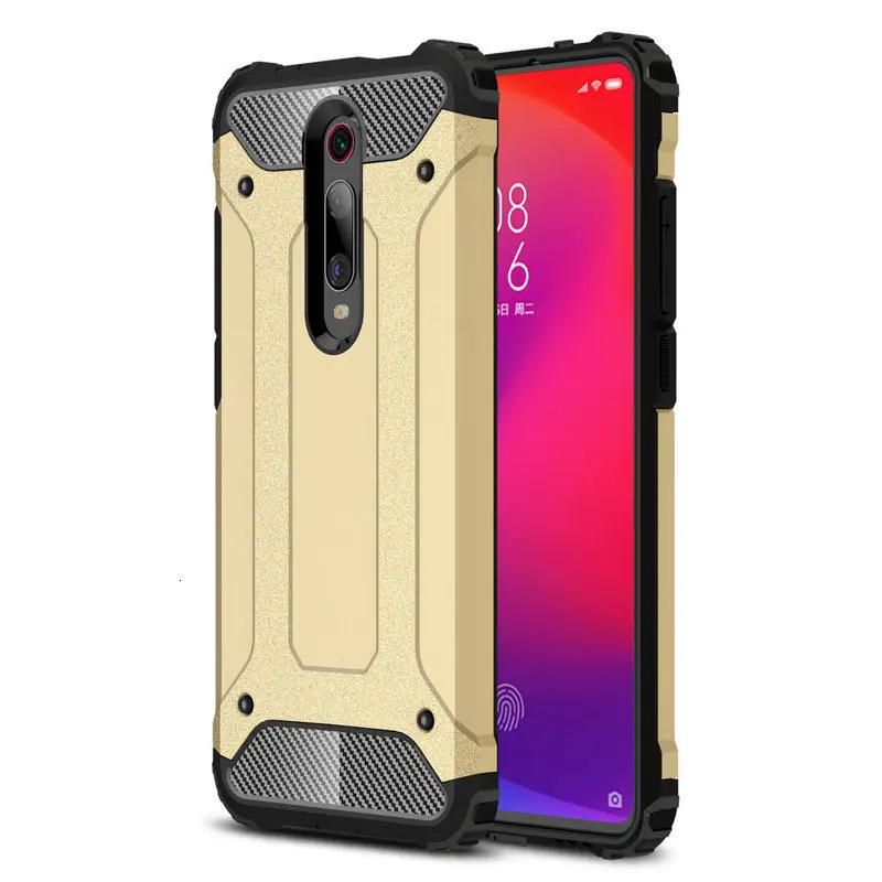 100 шт. защитный чехол для Xiaomi Redmi 8 8A 7 7A 6 6A 5 Plus 5A 4 4A 4X 4S K20 Pro 3 3S S2 Go противоударный Гибридный Двойной Слои крышка