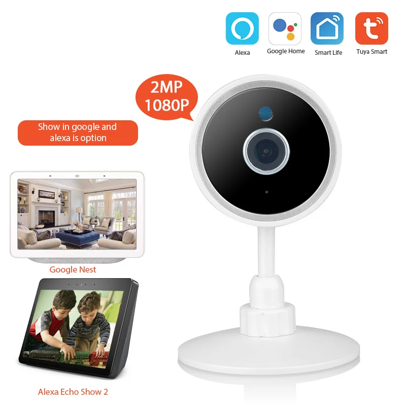 Tuya Smart Life WiFi 1080P IP камера наблюдения камера видеонаблюдения ЕС вилка