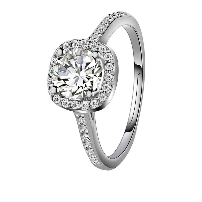 

Office women resizable rings prong setting cubic zirconia golden and silver cocktail 8 hearts and 8 arrows rings for wedding