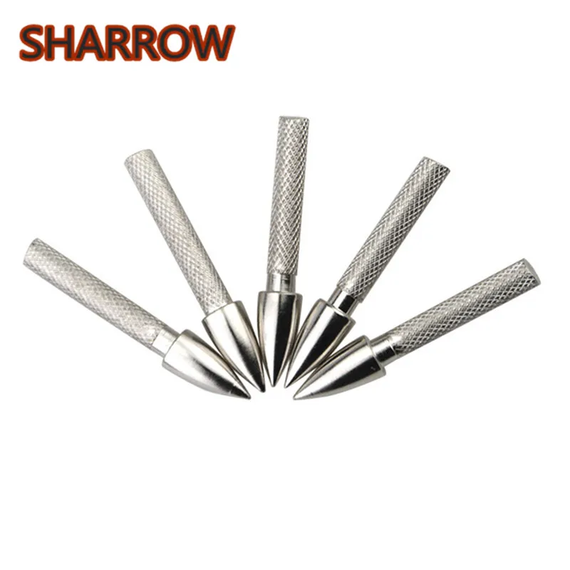 20/50Pcs 60 Gr Archery Arrowhead Insert Arrow Point Practice Broadhead Tip For ID 4.2mm Arrow Shaft Shooting Target Accessories