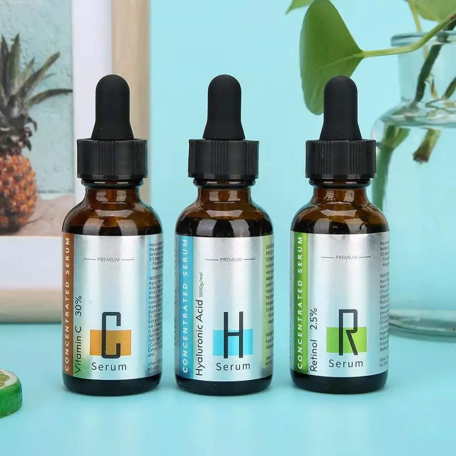 3pcs 30ml Vitamin C Hyaluronic AcidRetinol Serum Facial Care Serum Skin Care Tool Deep Nourish Facial Serum 3pcs 30ml Vitamin C Hyaluronic AcidRetinol Serum Facial Care Serum Skin Care Tool Deep Nourish Facial Serum