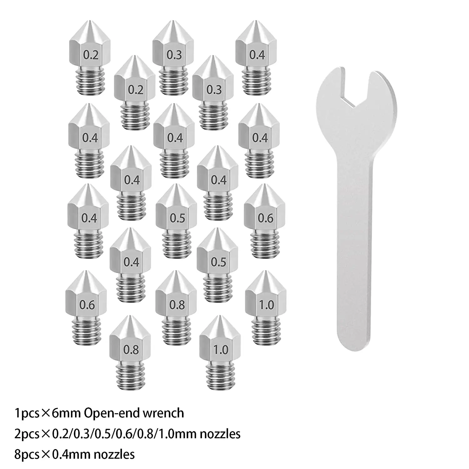 

20 шт., насадки для 3D принтера Ender 3 CR10 Ender 5
