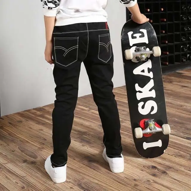 Детские подштанники, джинсовые штаны для мальчиков весенне-осенние повседневные брюки для мальчиков г., стиль, гусеничный стиль, Fa