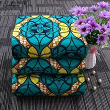 Lychee Life Винтажная с цветочным принтом нигерийская ткань Анкара Африканский Воск принты ткань для вечерние платья изготовление украшения дома