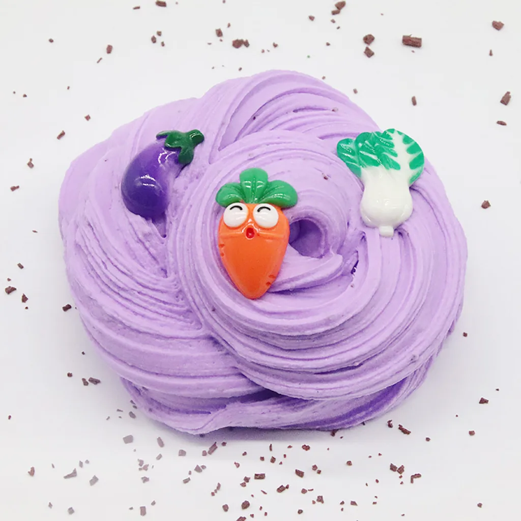 60 мл/100 мл squishies visquous смешивание овощей облачный слайм шпатлевка