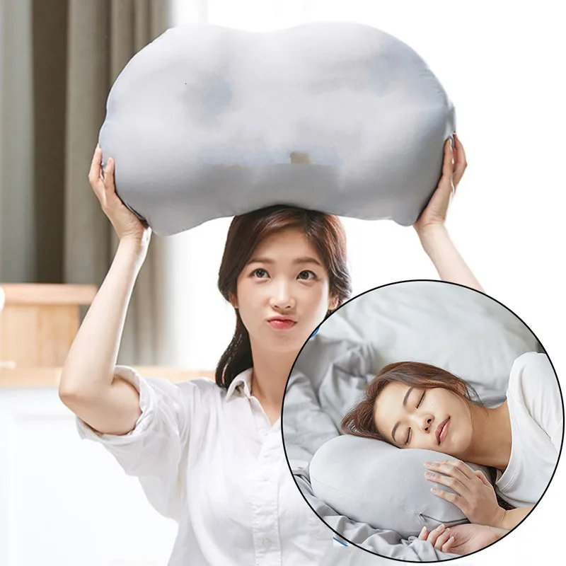 

All Round Cloud Sleep Pillow Micro Airball Pillow Addiction 3D Deep Sleep Neck Head Air Balls Cushion Pressure Relief Pillows