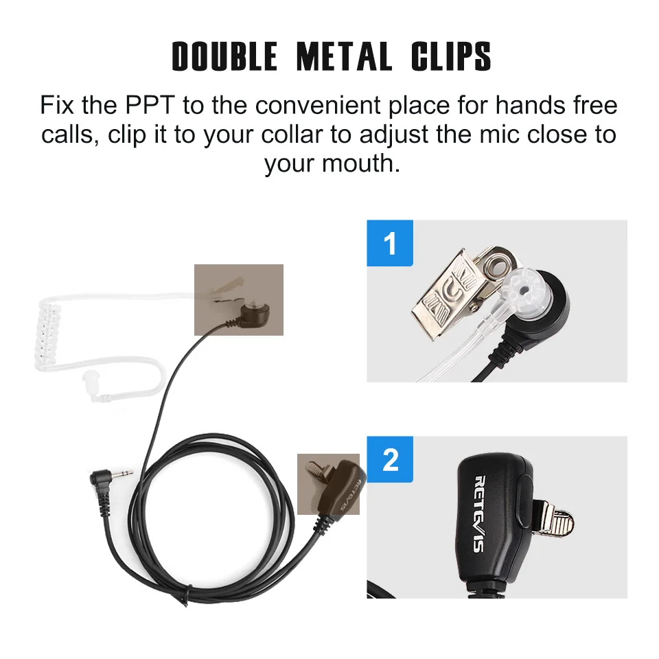Рисунок 5 - Retevis 1Pin Walkie Talkie Earpiece