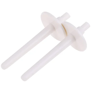 

2pcs white plastic bobbin for household sewing machine with bobbin winding shaft 6.7x2.7cm sewing machine accessories