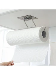 Kitchen Toilet Paper Holder Tissue Holder Hanging Bathroom Toilet Paper Holder Roll Paper Holder Towel Rack Stand Storage Rack
