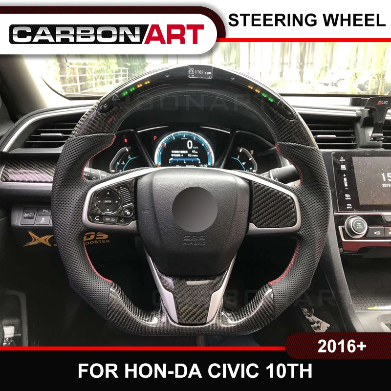 СВЕТОДИОДНЫЙ дисплею гонки рулевого колеса для Honda Civic si 10th gen EX LX plug and play интеллигентая(ый) рулевого колеса