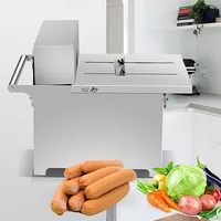Hot dog Knot Machine Stainless Steel Sausage Tying Machine Manual Household Hotdog Knot Sausage Winding Machine 1