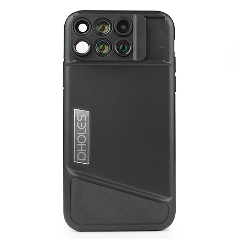 FFYY-Pholes чехол для объектива телефона 6 в 1 для Iphone X Dual 2X Telephoto+ 10X Macro+ 20X Macro+ 120 градусов широкоугольный+ 180 градусов Рыбий глаз L