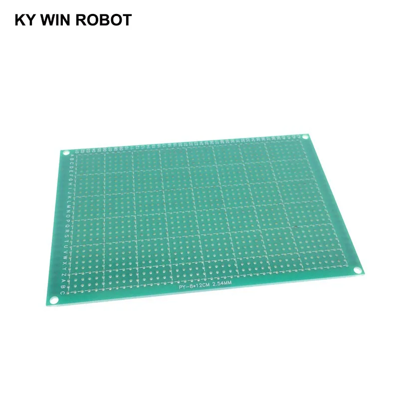 1pcs 8x12cm 80x120mm 단일 측면 프로토 타입 PCB Arduino 용 범용 인쇄 회로 기판 Protoboard