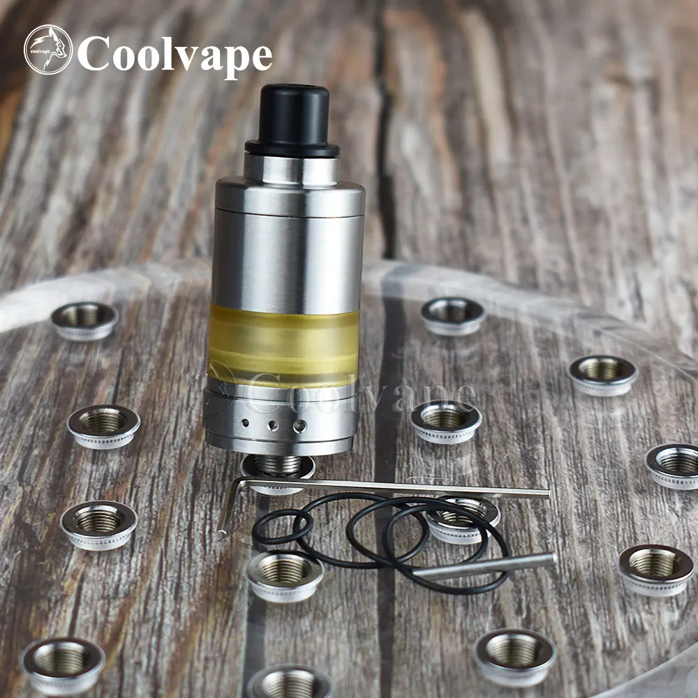 

SXK Style Alpha RTA 22mm 2.8ml 316SS PEI e cigarette atomizer vape Tank adjustable Airflow DIY atomizer vs Taifun GT4 S rta