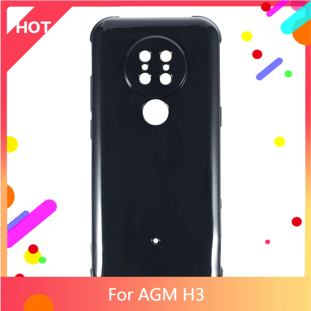 Чехол H3 матовая задняя крышка для AGM Мягкая силиконовая накладка из ТПУ тонкий