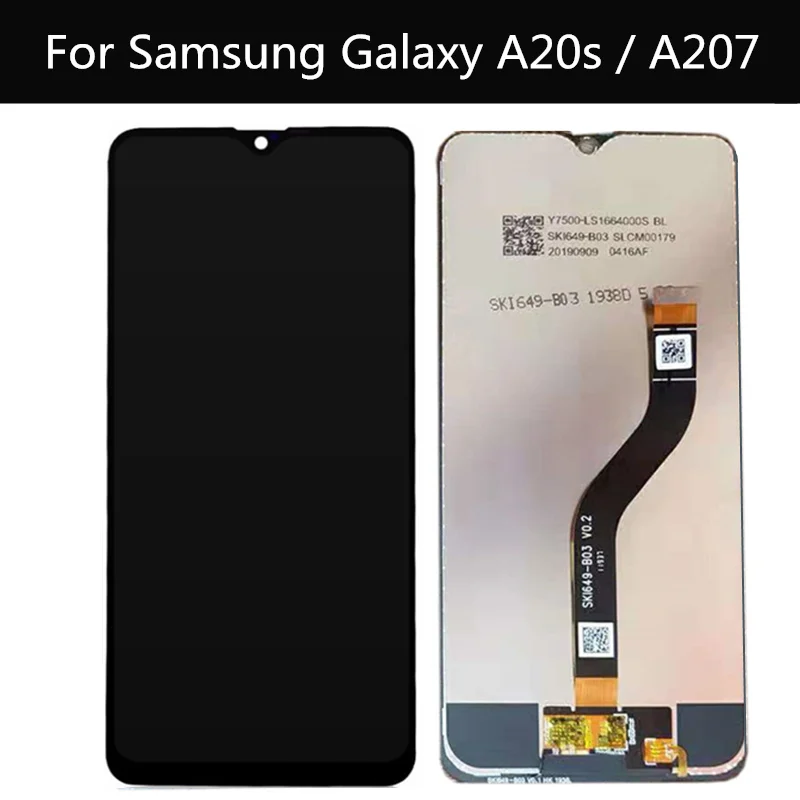 ЖК-дисплей 6 5 дюйма с сенсорным экраном в сборе для Samsung Galaxy A20s A207 | Мобильные