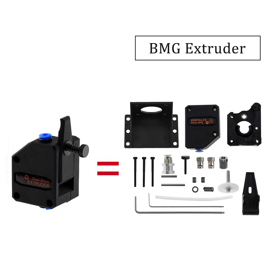 

3D Printer BMG mk8 Extruder Cloned Btech Dual Drive Extruder Bowden Extruder Filament Dual Gear For 3D Printer CR10 MK8 Reprap