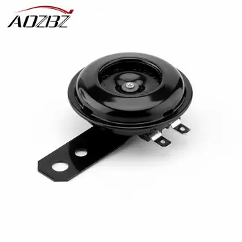 

AOZBZ Universal Motorcycle Electric Horn Round Loud Horn Speakers kit 12V 1.5A 105db Waterproof for Scooter Moped Dirt Bike ATV