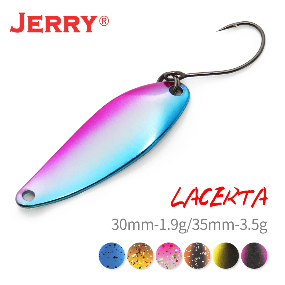 Jerry 1 шт. медные рыболовные ложки ярких цветов высококачественные безделушки