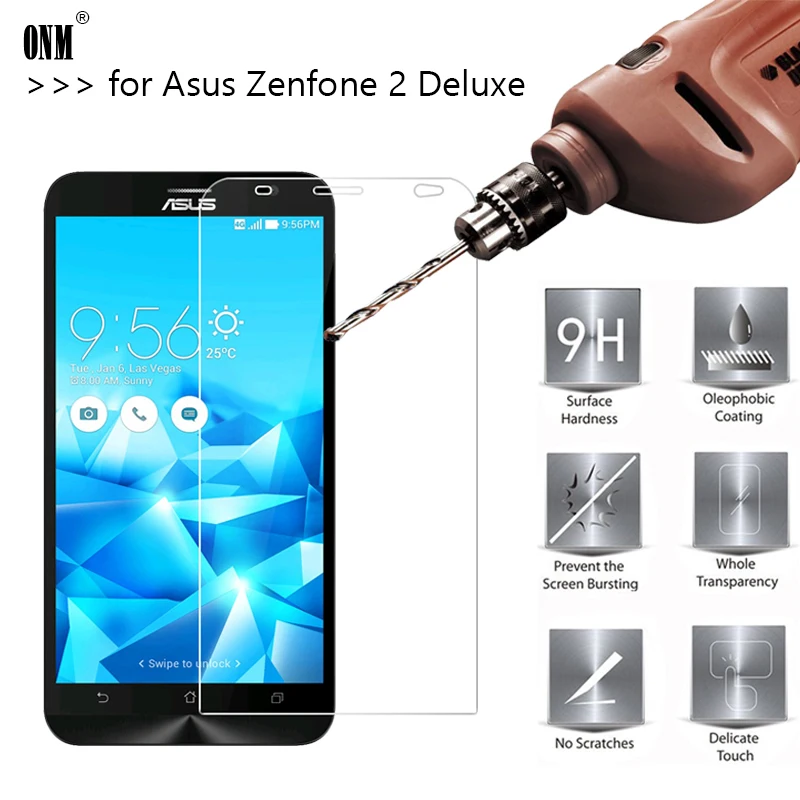 Закаленное стекло премиум класса 2.5D 0 26 мм 9H для Asus Zenfone 2 Deluxe ZE551ML ZE550ML 5 защитная
