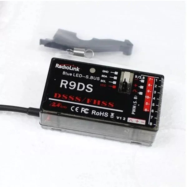 RadioLink AT9S 2,4 ГГц 10CH обновления Передатчик с R9DS DSSS& приемник fhss