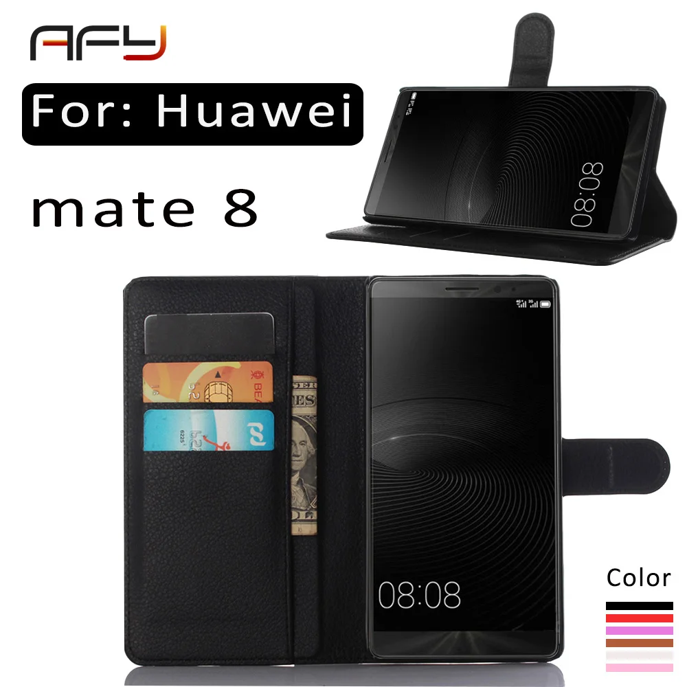 AFY из искусственной кожи чехол для huawei mate 8 ТПУ флип бумажник держатель карт