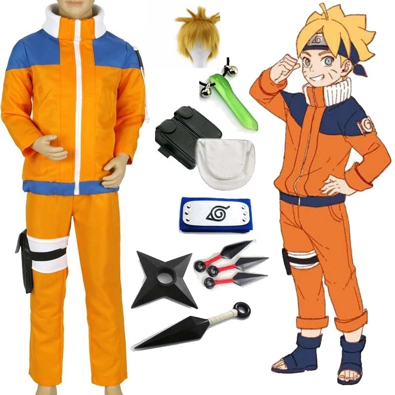 Anime Uzumaki Shippuden Cosplay Costumes Hatake Kakashi Uniform Child Kids Boys Adult Clothing For Halloween | Тематическая одежда