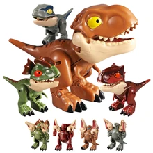 

4Pcs 2 in 1 Dinosaur Robot Transforming Toys Funny and Puzzle Dinosaur Robot with Movable Gifts for children
