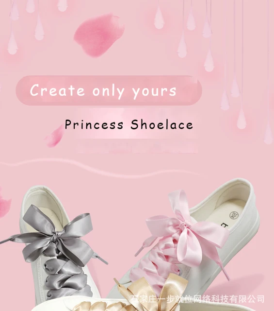 AOYEGIC 6 Paia Di Lacci Per Scarpe,lacci Per Scarpe A Nastro Largo,nastro Di Seta Di Ricambio,lacci Piatti,lacci Per Scarpe,per Scarpe Da Ginnastica,scarpe Da Ginnastica(6 Colori, 20 Mm - Foto 6