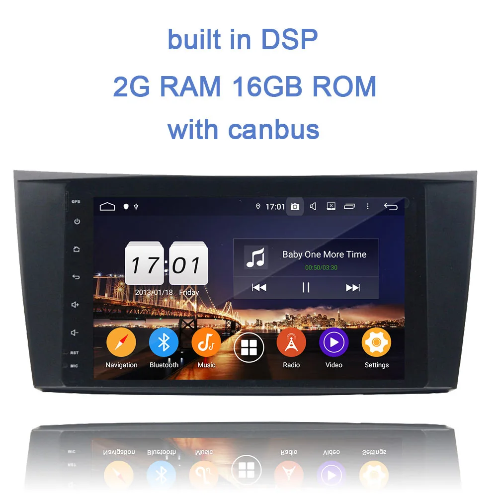 2GB 16GB with canbus " Android 9,0 8 ядерный 4 Гб ОЗУ 64 Гб ПЗУ Bluetooth 4,2 автомобильный dvd-плеер для Benz W211 W219 W463 2001-2007 2008 Wifi RDS радио gps карта - Цвет: 2GB 16GB with canbus