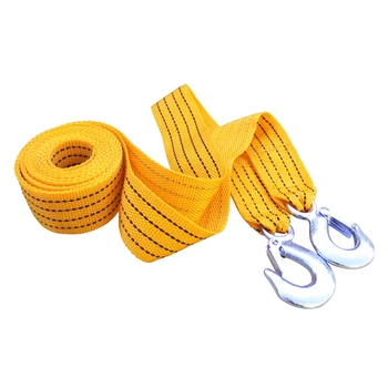 

3/4/5m Various Specifications Car Towing Rope Tow Cable Strap Towing Pull Rope With Hooks For Automobile Outdoor Emergency Tools