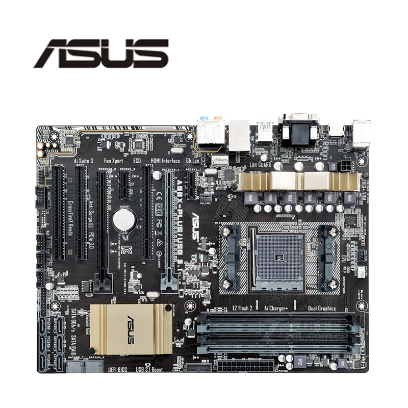 Для ASUS A88X PLUS/USB 3 1 материнская плата FM2 + DDR3 для AMD A88XM A88 оригинальная десктопная SATA