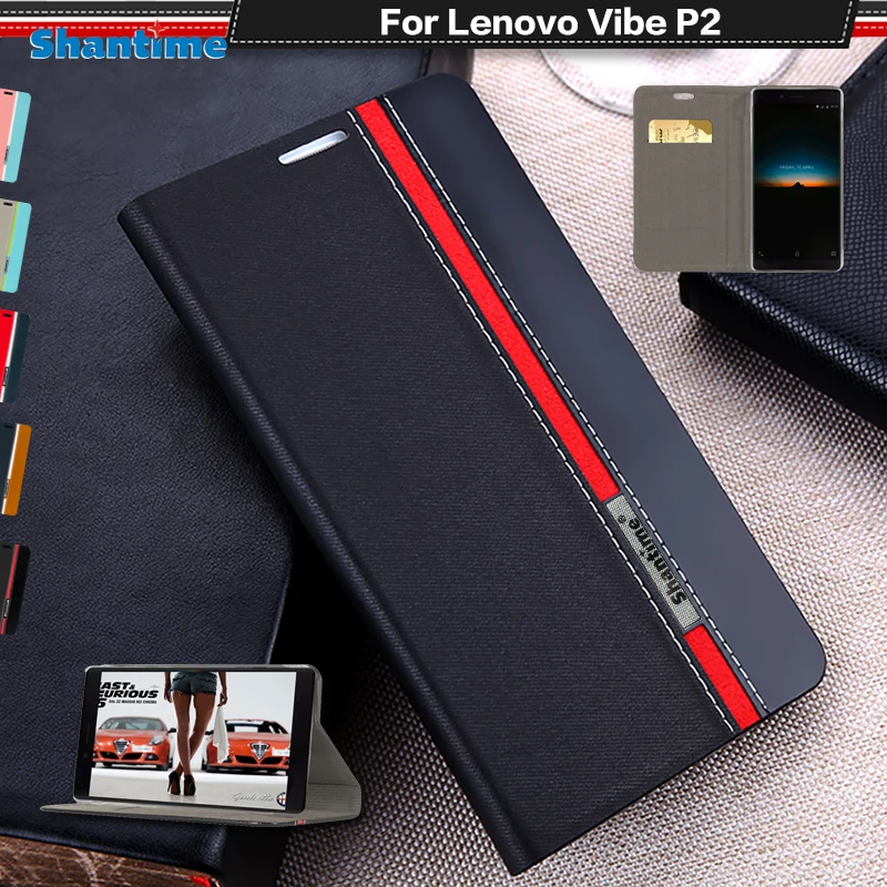 Book Case Cover For Lenovo Vibe P2 Luxury PU Leather Wallet Flip Silicon Soft Back | Мобильные телефоны и аксессуары