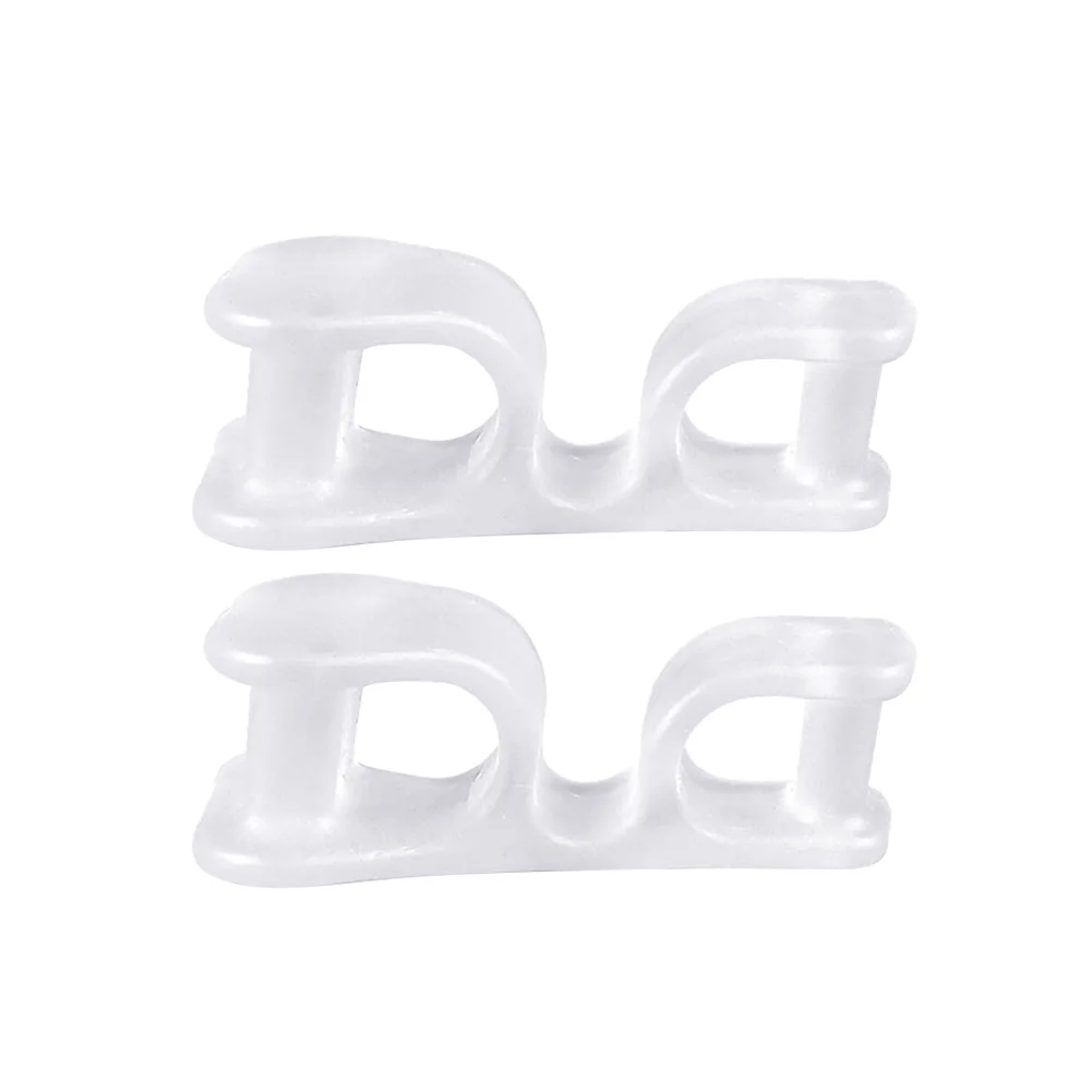 1 Pair Toe Separator Straightener Bunion Hallux Valgus Orthosis Overlapping Correctors Pain Relief Nail Art Manicure Tools