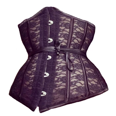 Underbust Corset and Waist cincher Bustiers Top Workout Shape Body Belt Plus size Lingerie XS-2XL